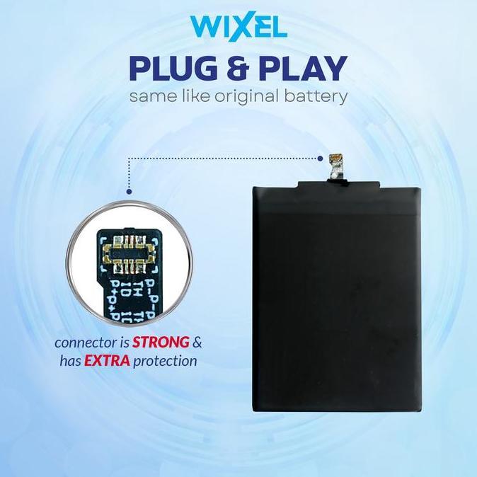 Nickboy- Wixel Baterai Bm47 Compatible For Redmi 3 3S 3X Pro Prime 4X Real Capacity Battery Double P