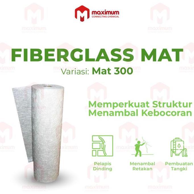 Nexwill- Serat Fiber Aquaproof - Fiberglass Matt - Fiber Glass Mat 1 Roll