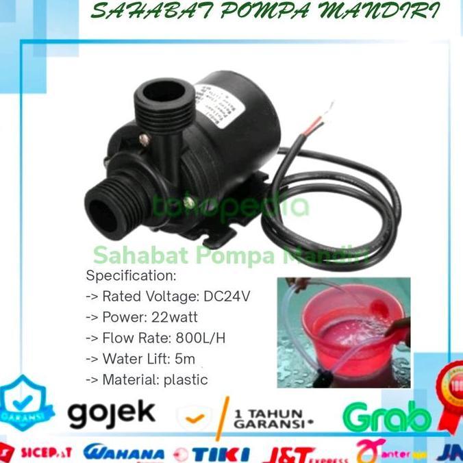 Pompa Celup Aquarium Dc 24 Volt Pompa Air Mini Blushles Booster Premium