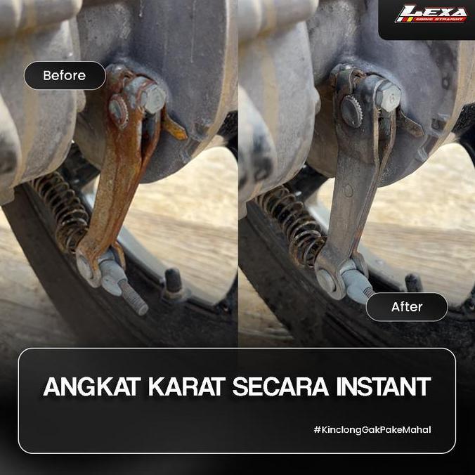 Begafiam - [Bonus Cairan Anti Karat] Lexa Rust Blast | Rust Remover Penghilang Karat Mesin Motor Mob