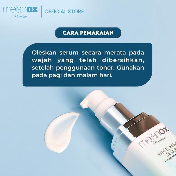 Iyaakirim- Melanox Premium Whitening Serum 15Ml Mencerahkan Wajah Membantu Menyamarkan Flek Hitam Pa
