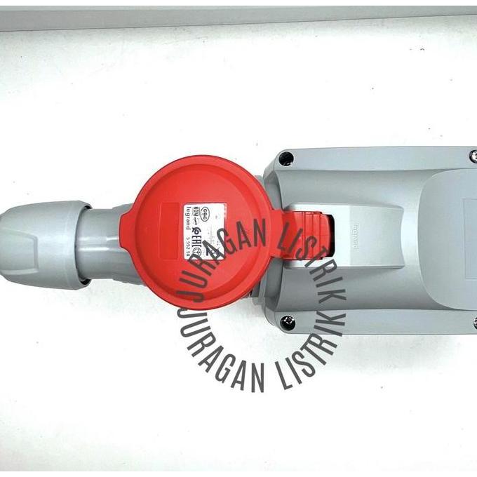 najafaras - stop kontak 4 kaki 3 phase 32a surface mounting legrand male female