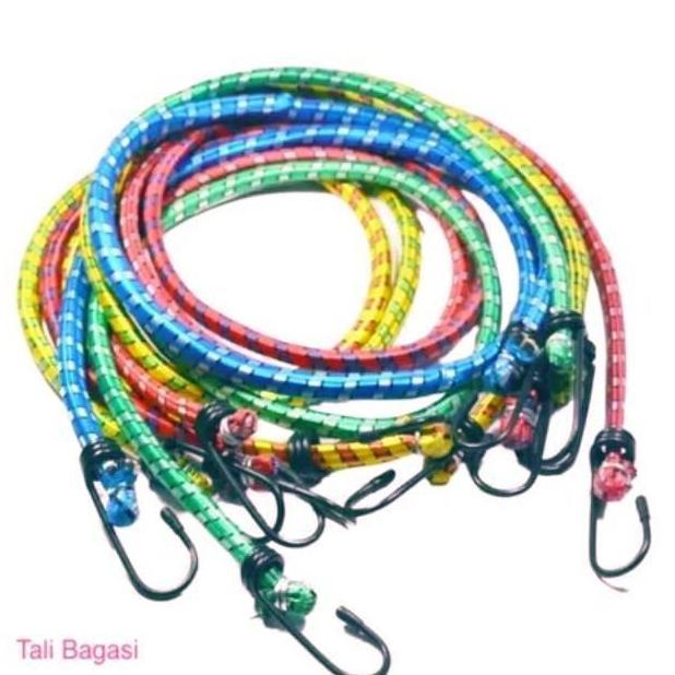 value pack tali bagasi karet elastis pengikat barang sepeda motor 50cm/pendek setrngah meter