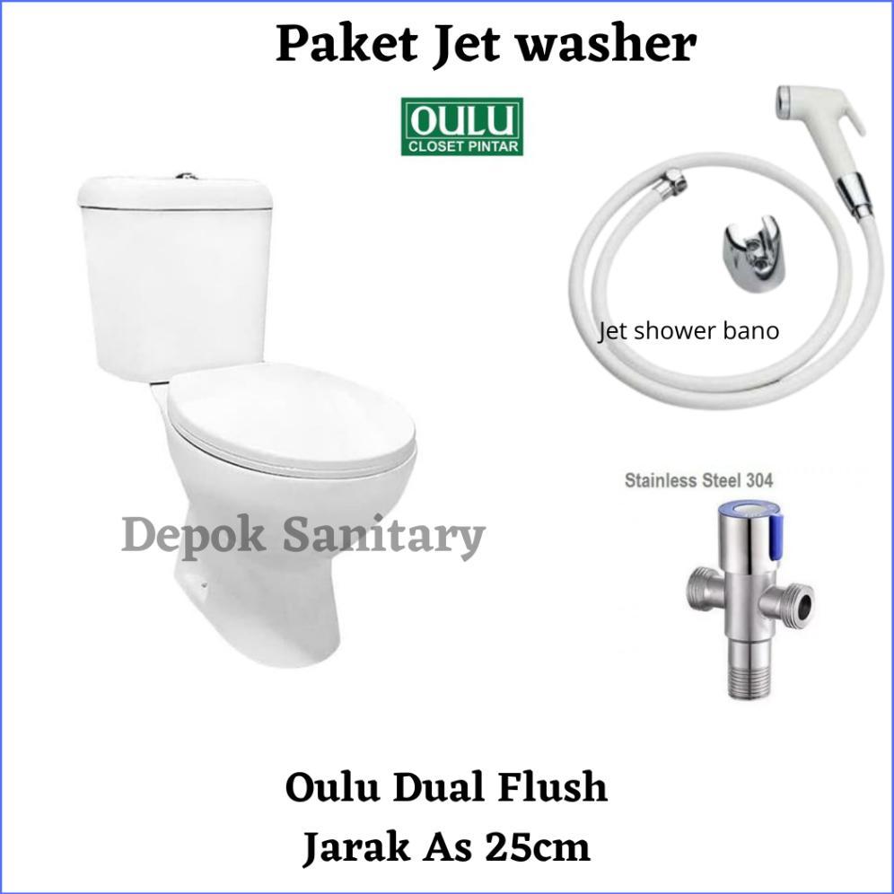[FT] PAKET LENGKAP CLOSET DUDUK OULU / KLOCET DUDUK OULU
