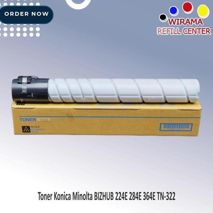 NEW Toner Konica Minolta BIZHUB 224E 284E 364E TN-322