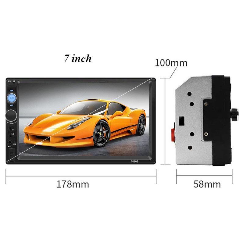 (Stok Siap) 7Inch Head Unit Radio Mobil Hd Mirrorlink Mobil  Android Mp5 Multimedia Player Layar Sen