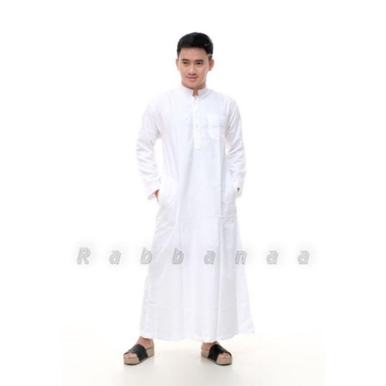 DISKON JUBAH PRIA GAMIS PRIA JUBAH PRIA DEWASA HITAM POLOS
