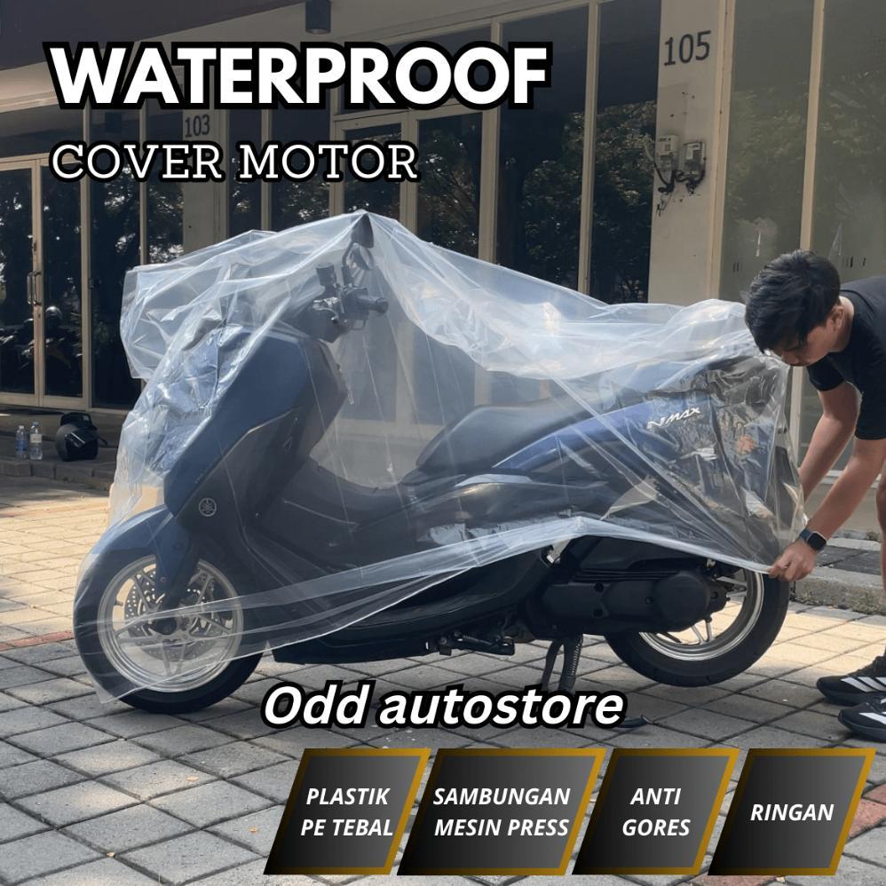 PREMIUM SARUNG MOTOR TRANSPARAN / COVER MOTOR TRANSPARAN WATERPROOF