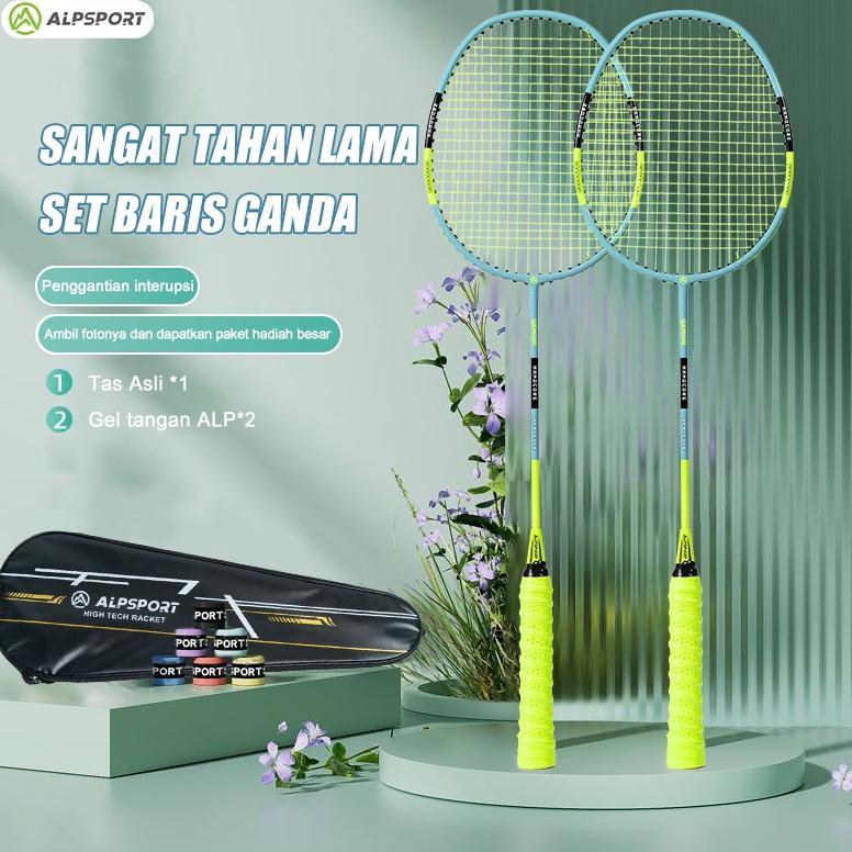 HOT ALPSPORT SZZ 2RAKET + TAS 4U G5 100% SERAT KARBON PENUH DESAIN ASLI 22-28LBS T800 RAKET BULU TAN