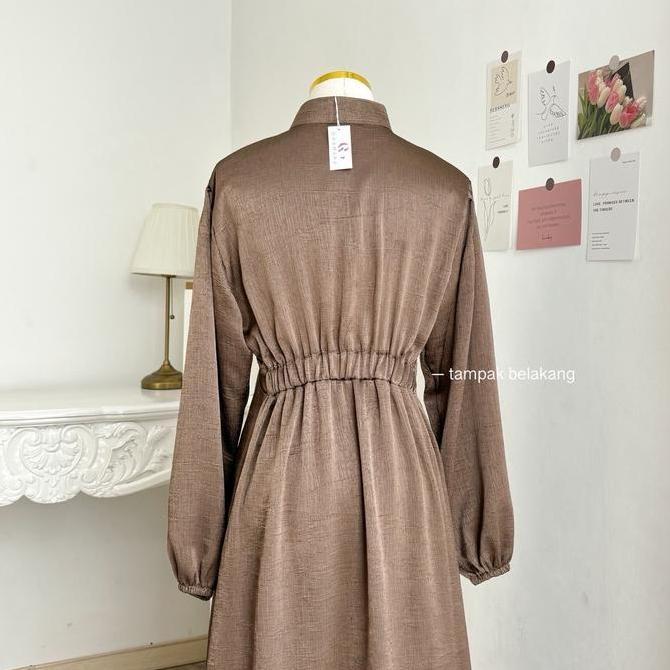 Wkwkwk- Ghamara Shoya Tunic | Tunic Kain Silk Satin Wanita Muslim Panjang Mewah