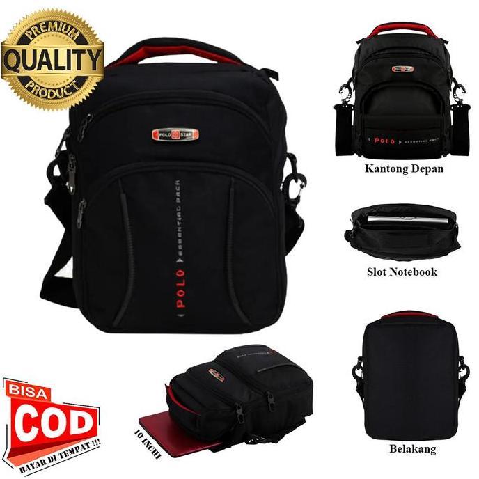 DV371 - Tas selempang POLO laptop 10 inchi / Tas selempang Pria