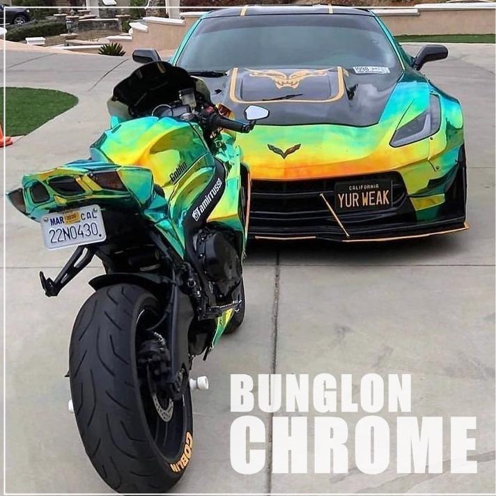 PREMIUM SKOTLET STIKER MOTOR BUNGLON CHROME PREMIUM TERBARU SKOTLET CROM BUNGLON STIKER MOTOR BUNGLO