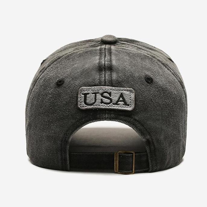 DE148 - Minzo Topi Pria Dewasa Distro Baseball Outfit Polos Original Bordir Usa Jeans Aksesoris Fash