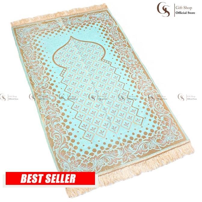 BEST SELLER SAJADAH SESERAHAN PERNIKAHAN PINK AESTHETIC SEJADAH TURKI TRAVELING COUPLE PREMIUM