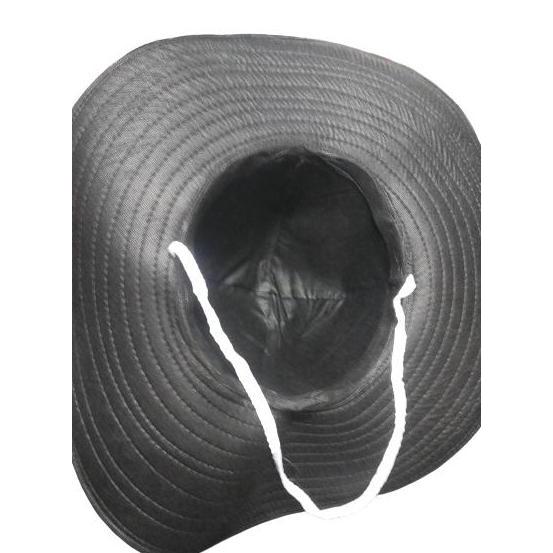 DI159 - Topi Bundar Big Rim Petani Daun Lebar Topi Berkebun Koboi Matador Murah Musim panas Polos mu