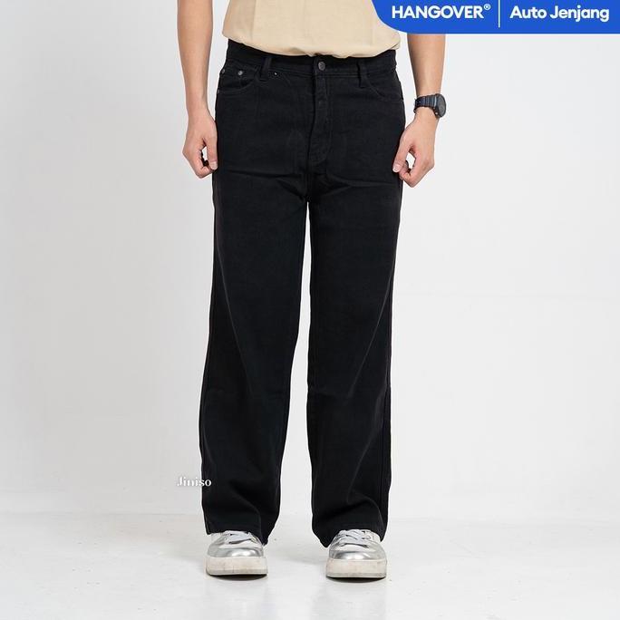 JINISO HANGOVER - 816 Highwaist Loose Jeans Pria