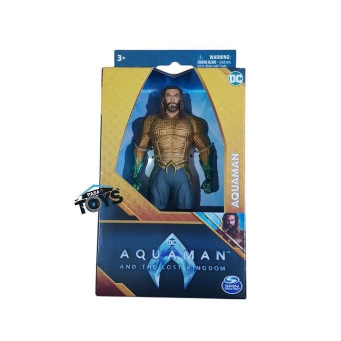 Aquaman Dc Aquaman And The Lost Kingdom Aquaman 6" Figure Mainan Action Figure Original Spin Master