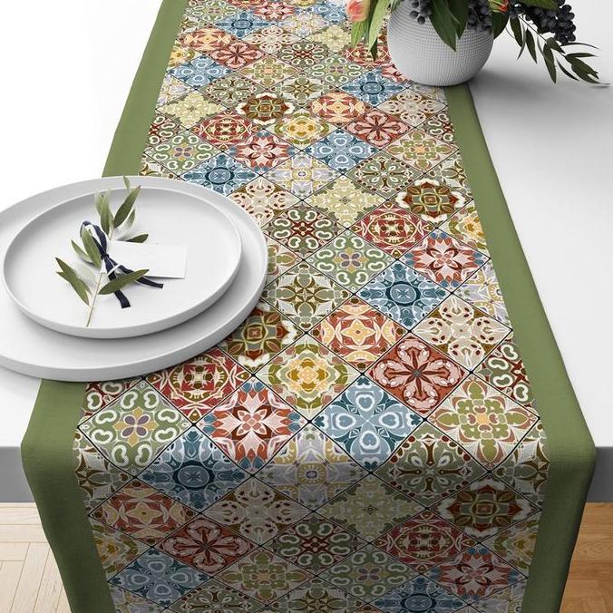 Table Runner Luxury Taplak Meja Tamu Panjang Mewah
