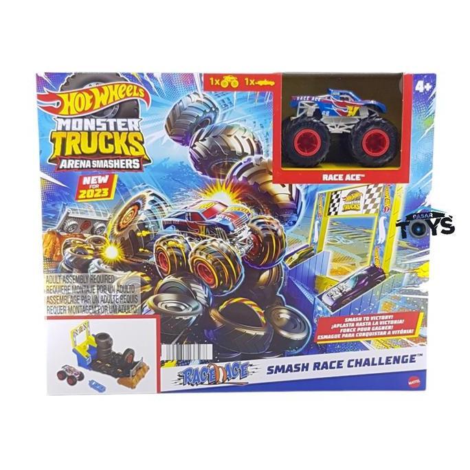Hot Wheels Hotwheels Monster Trucks Arena Smash Race Challenge