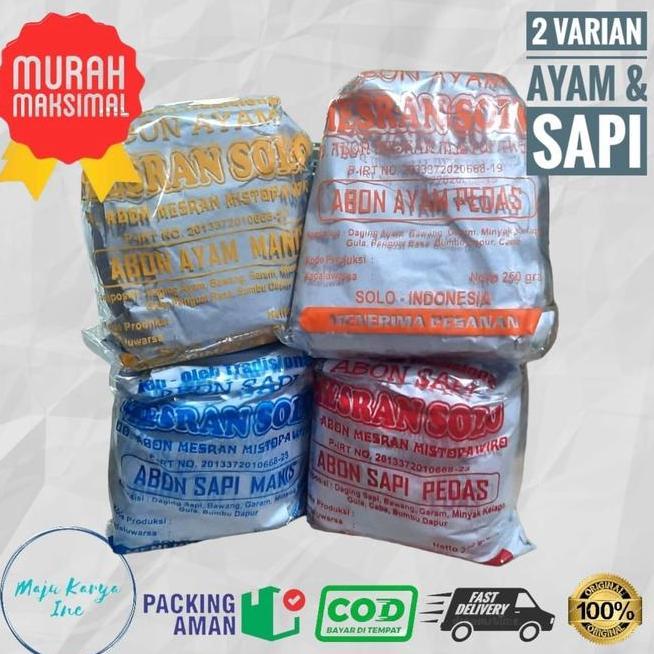 Abon Mesran Sapi Ayam 250 Gram Solo