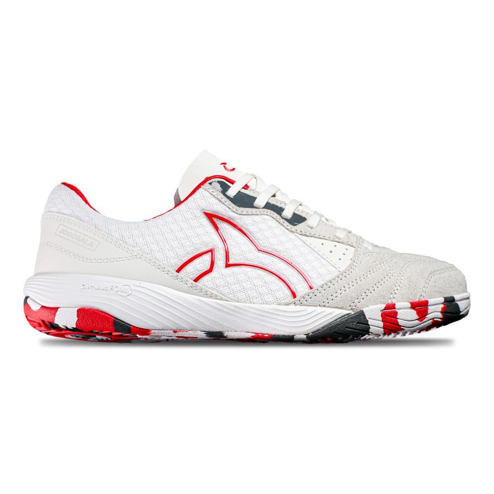 NEW DEALS Ortuseight x Rank Sports Sepatu Futsal Jogosala Ascend SE - White/Ortred/Grey