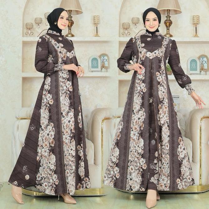 Gamis Arsyila Dress Terbaru Gamis Coco Nichi terlaris