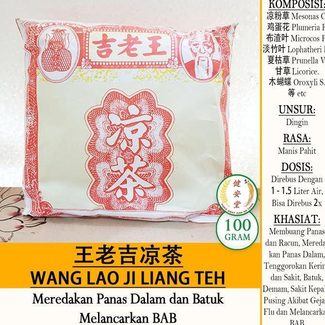 .........] TEH WANG LAO JI REBUSAN [Wang Lao Ji Liang Cha] 100 gr u.Panas Dalam-Batuk-Lancar BAB