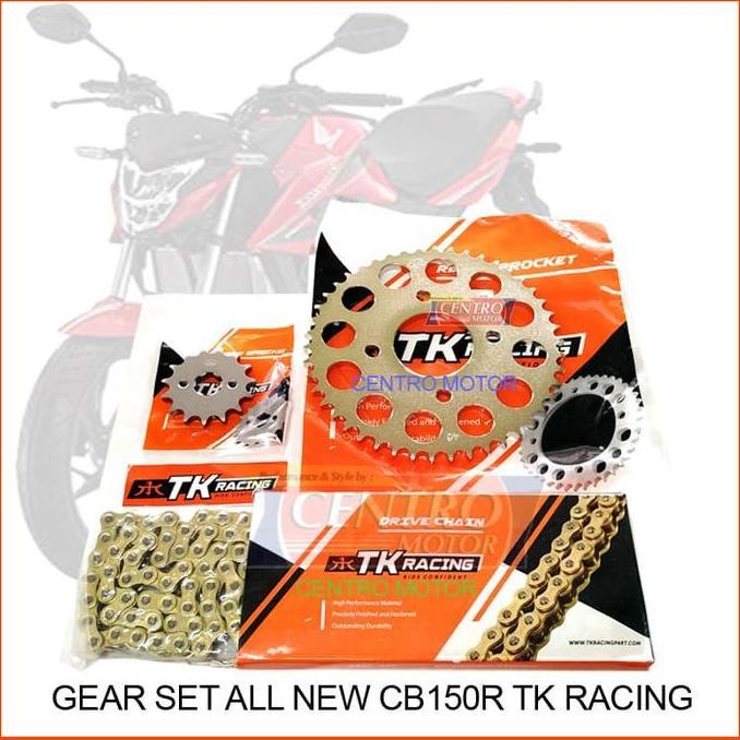 GEAR SET CB150R/ALL NEW CB150R TK RACING, GEAR PAKET HONDA CB150R TK