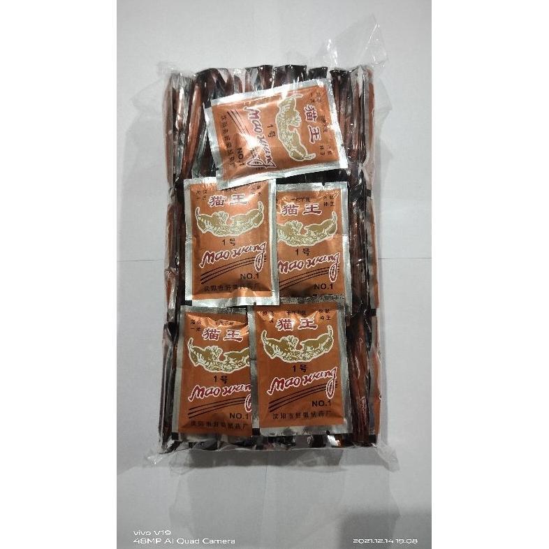 RACUN TIKUS MAO WANG KUCING EMAS ORIGINAL(1pack 100pcs)