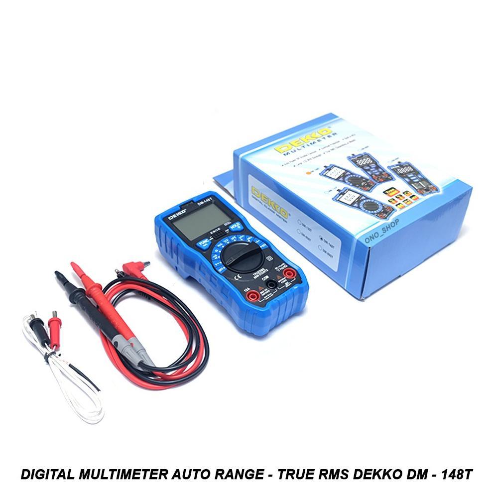Digital Multimeter Auto Range - True Rms - Dekko Dm-148T
