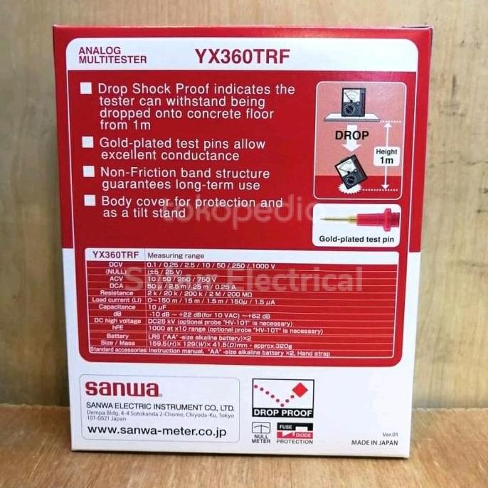 SANWA multitester YX360TRF