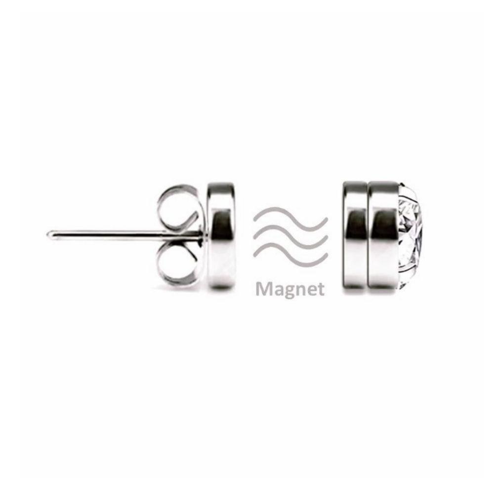 100% aman anting magnet permata pria titanium elegan mirip asli anting magnet titanimum anting magne