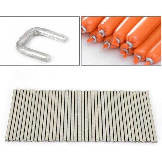 Murah Isi Refill Staples U-Shape Sosis Takeaway Roti Clipper