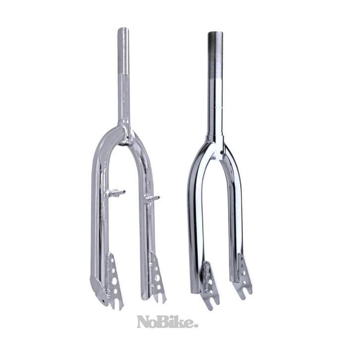 Promo Fork Garpu Sepeda BMX 20 Standart Steel Chrome Diskon