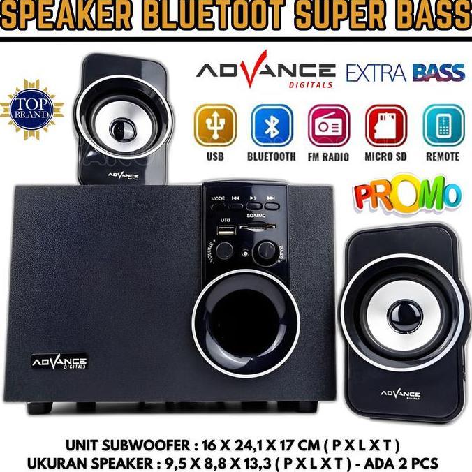 Speaker Bluetooh Advance M180BT Extra Bass / Salon Aktif Bluetooth Advance Super Bass / Speaker Akti