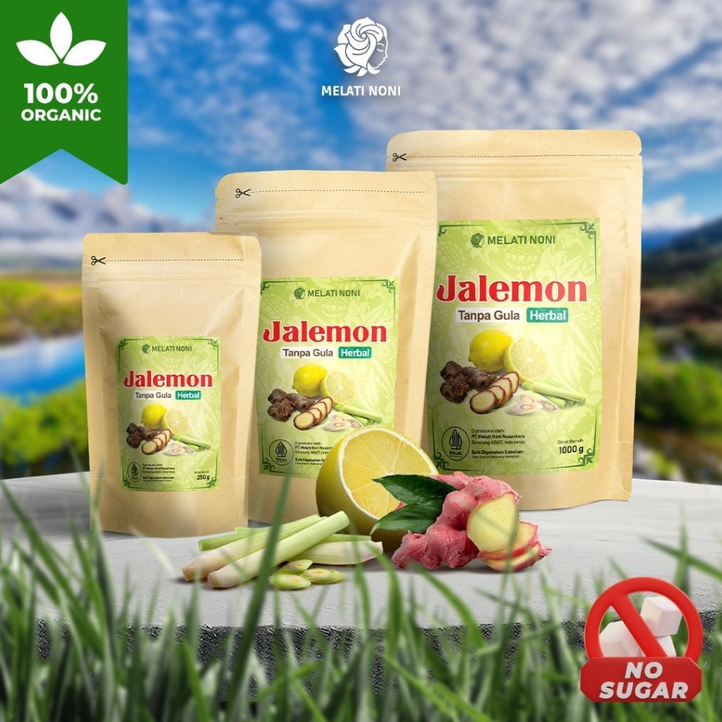 Jalemon Jahe Merah Lemon Sereh Bubuk Murni Tanpa Gula Wedang