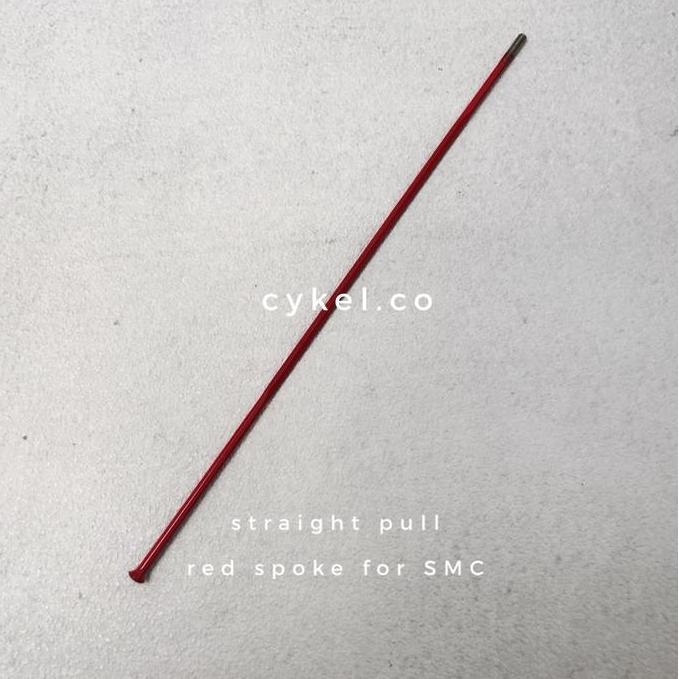 Promo black spoke red spoke for SMC wheelset straight pull and J band spokes Diskon