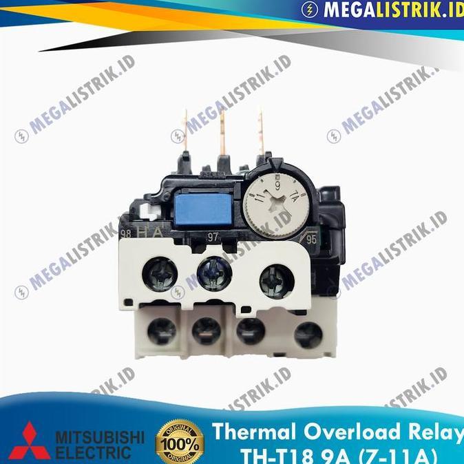 Promo Mitsubishi TH-T18 9A ( 7-11A ) / Thermal Overload Relay THT18 9 Ampere Diskon
