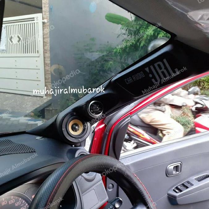 Promo Pilar 3 way agya ayla kosongan atau fullset speaker tweeter dan midrange Diskon