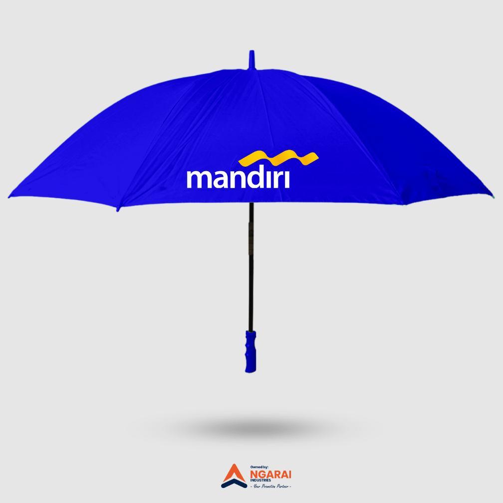 PREMIUM READY STOCK NGARAI PAYUNG GOLF PAYUNG JUMBO SOUVENIR PROMOSI BANK MANDIRI
