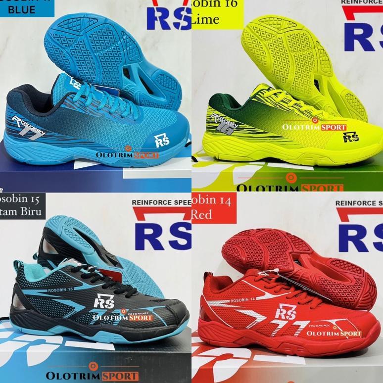 HOT PRODUCT Sepatu Badminton RS Rosobin  11 12 14 15 16 17 18 Original