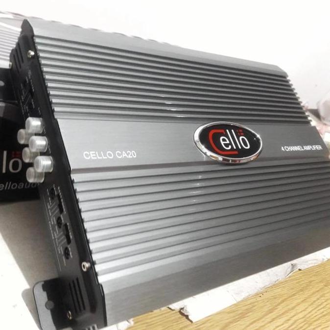 Promo Power Amplifier CELLO CA 20 4 Channel Ampli Amp CA20 Audio Mobil Diskon
