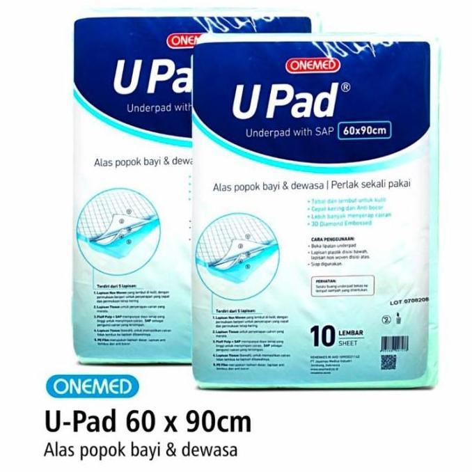 Lansungaja- Upad Underpad Onemed Upad 60X90 Training Pad Alas Pipis Anjing Kucing