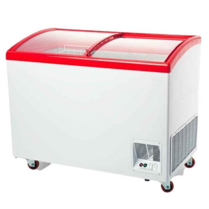 Murah Maspion Ufh200C Uchida Freezer Box Kaca 200 Liter