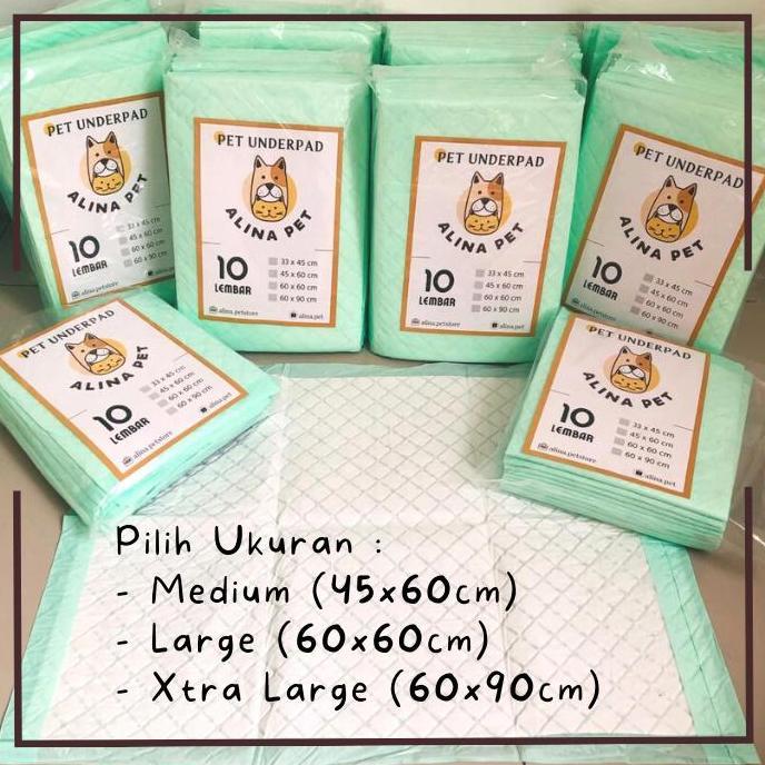Lansungaja- Pet Underpad Training Pad Perlak Hewan Perlak Anjing Perlak Kucing Underpad Anjing Kucin