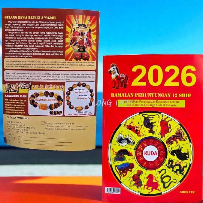 Buku Ramalan Keberuntungan Tahunan 12 Shio / 12 Zodiak murah