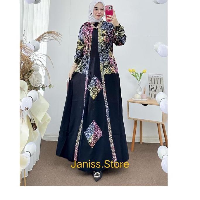 Grosir Terbaru Gamis Wanita Resleting Depan Gamis Twill Rayon