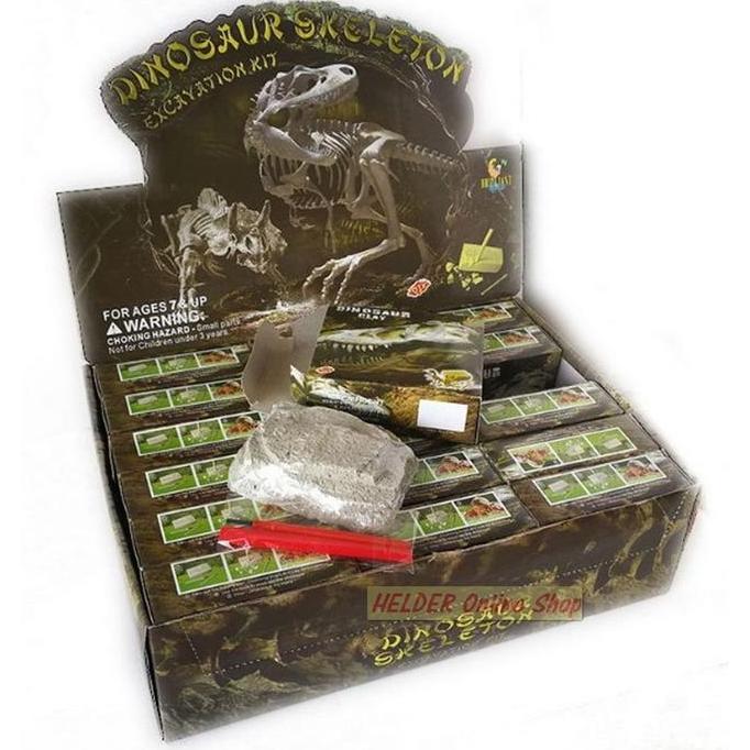Playing- Mainan Edukasi Arkeologi Fosil Dinosaurus