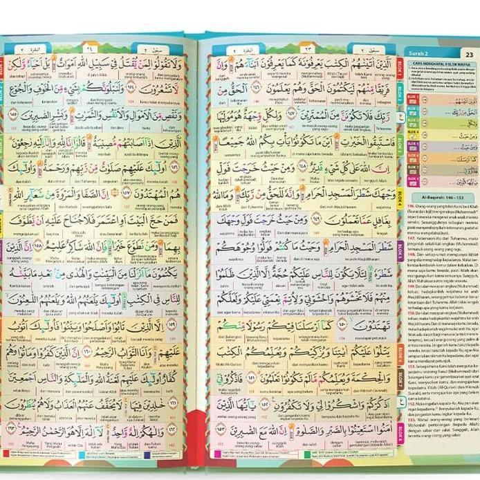 Al Quran Hafazan 8 BEGINNER Perkata A5 Hafalan Anak - Tajwid Warna murah