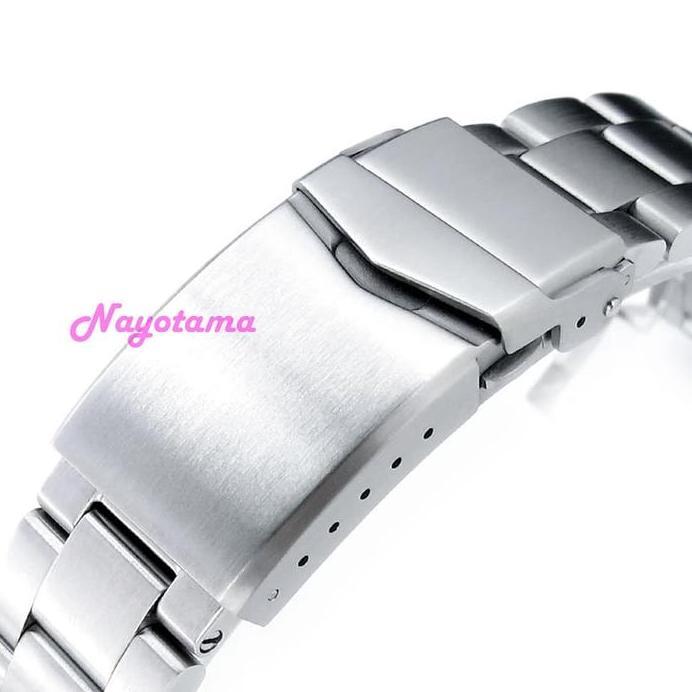 Ready 22mm MILTAT Super O Boyer Rantai Jam Tudor Black Bay 79220 79230 V-Clasp Brushed